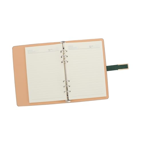 Veemoon Ringbuch Notizbuch mit System Abnehmbares Business Journal Dickes Papier Leichtes Praktisches Notizheft für Büro Studium Besprechungen Geeignet für Männer und Berufstätige von Veemoon