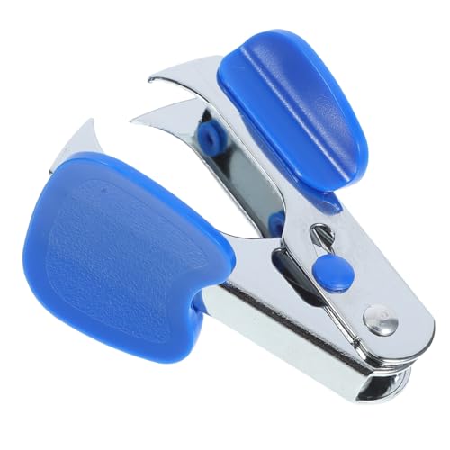 Veemoon Robuster Heftklammerentferner aus Standard Ergonomisch Blau für Büro und Handwerk Einfaches Entfernen von Tackerklammern Langlebiges Werkzeug für Präzises Lösen von Veemoon