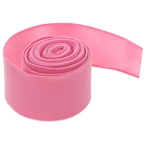 Veemoon Rosa Drahtkante Satinband Breit Langlebiges Geschenkband für DIY Schleifen Bastelarbeiten Elegante Schleifen für Hochzeit Weihnachten Blumen Geschenkdekoration Veemoon Rosa Drahtkante Satinband Breit Langlebiges Geschenkband für DIY Schleifen Bastelarbeiten Elegante Schleifen für Hochzeit Weihnachten Blumen Geschenkdekoration von Veemoon