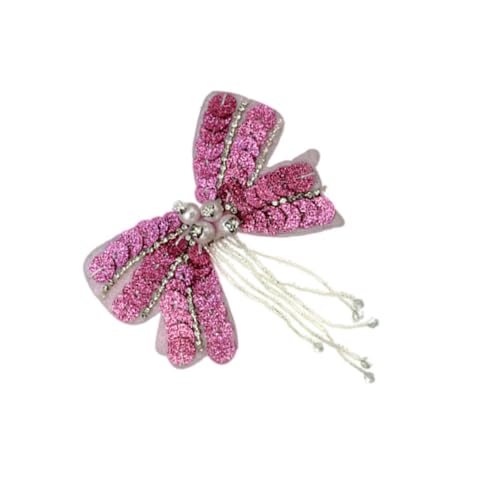 Veemoon Rosa Schleifen Aufnäher aus Langlebiger Handgefertigter Bowknot Patch mit Glänzenden Perlen Modische Kleidung Dekoration für DIY Bekleidungszubehör Veemoon Rosa Schleifen Aufnäher aus Langlebiger Handgefertigter Bowknot Patch mit Glänzenden Perlen Modische Kleidung Dekoration für DIY Bekleidungszubehör von Veemoon