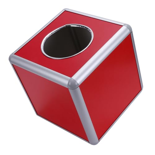 Veemoon Rote Raffle Box aus Aluminiumlegierung Mittlere Transparente Einwurföffnung Robuste Box für Gewinnspiele Spendenaktionen und Partyspiele Farbe Veemoon Rote Raffle Box aus Aluminiumlegierung Mittlere Transparente Einwurföffnung Robuste Box für Gewinnspiele Spendenaktionen und Partyspiele Farbe von Veemoon