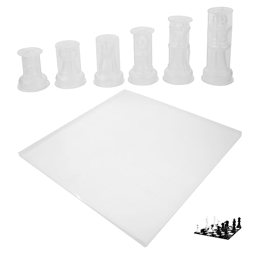 Veemoon Schachformen Silikon Schachfiguren Formen Wiederverwendbar DIY Schachbrett Formen Kreative Epoxidharz Gussformen für Handwerk Veemoon Schachformen Silikon Schachfiguren Formen Wiederverwendbar DIY Schachbrett Formen Kreative Epoxidharz Gussformen für Handwerk von Veemoon