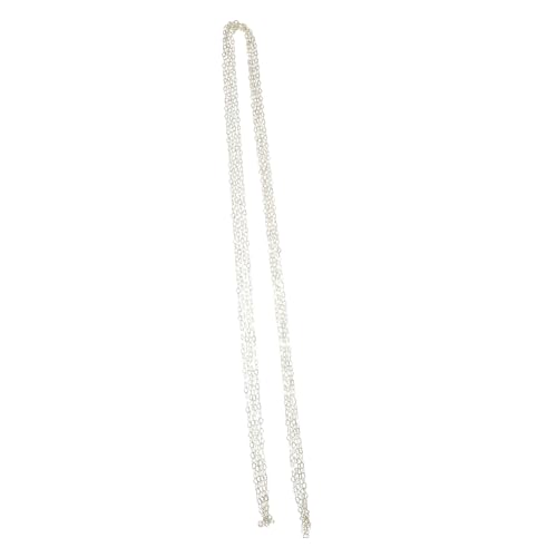 Veemoon Schmuckkette mit Herzgliedern Langlebige Legierungskette Farbbeständig für DIY Schmuckherstellung Armbänder und Halsketten Sanftes Material Knotenfrei von Veemoon