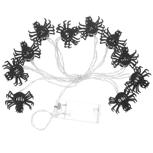 Veemoon -lichterkette Mit Spinnenmotiv Halloween- 1 5 M 10 Leds Batteriebetrieb Flexibel Und Leicht Zu Formen Für Den Innen- Und Außenbereich Veemoon -lichterkette Mit Spinnenmotiv Halloween- 1 5 M 10 Leds Batteriebetrieb Flexibel Und Leicht Zu Formen Für Den Innen- Und Außenbereich von Veemoon