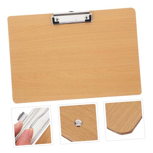 Veemoon Schreibunterlage mit Metallclip Robustes Klemmbrett aus Dichteplatte Stabile Schreibfläche für Büro und Studium Vielseitiger Dokumentenhalter Kleines Klemmbrett für Unterwegs Veemoon Schreibunterlage mit Metallclip Robustes Klemmbrett aus Dichteplatte Stabile Schreibfläche für Büro und Studium Vielseitiger Dokumentenhalter Kleines Klemmbrett für Unterwegs von Veemoon