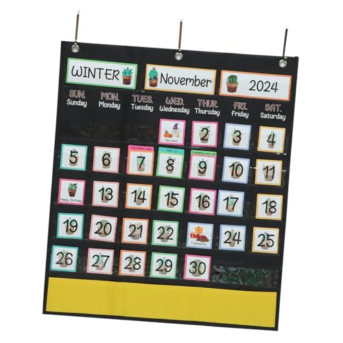 Veemoon Schul-familien-wochenkalender-hängetasche Kindergartenkalender Kinderkalender Vorschulkalender Für Das Klassenzimmer Kalender Für Kalender Klassenzimmer Black Polyester Veemoon Schul-familien-wochenkalender-hängetasche Kindergartenkalender Kinderkalender Vorschulkalender Für Das Klassenzimmer Kalender Für Kalender Klassenzimmer Black Polyester von Veemoon