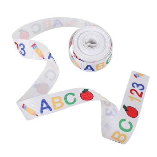 Veemoon Schulanfangsband Breit Polyester Geschenkband für Lehrer Wertschätzung Basteln und Geschenkverpackung Schulmotto DIY Dekoration für Ersten Schultag Kindergarten Veemoon Schulanfangsband Breit Polyester Geschenkband für Lehrer Wertschätzung Basteln und Geschenkverpackung Schulmotto DIY Dekoration für Ersten Schultag Kindergarten von Veemoon