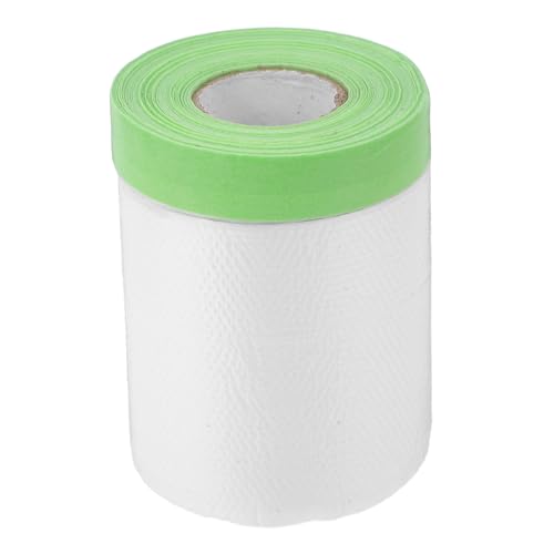 Veemoon Schwacher Viskositätsstaubfilm Klebebandapplikator für Maler selbstklebender Wandschutz Abdeckpapier Autolackband vorgeklebter Abdeckfilm Epoxid-Modelliermasse PE-Materialfolie von Veemoon