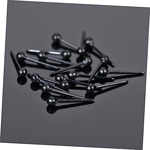 Veemoon Schwarze Kunststoff Ohrstecker Verschlüsse Hautfreundlich Nickelfrei Sicher für Damen DIY Schmuckherstellung und Allergiker Geeignet Veemoon Schwarze Kunststoff Ohrstecker Verschlüsse Hautfreundlich Nickelfrei Sicher für Damen DIY Schmuckherstellung und Allergiker Geeignet von Veemoon