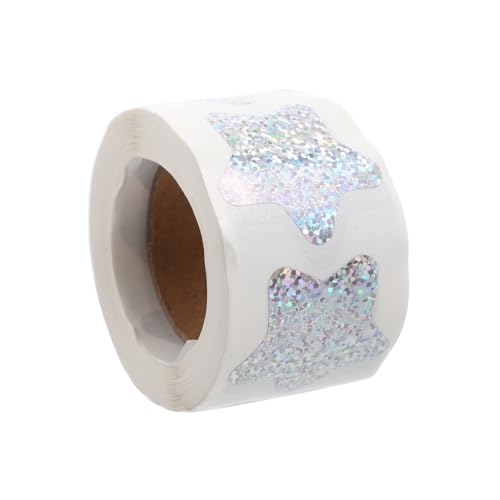 Veemoon Selbstklebende Fünf Arm Sterne Sticker Glitzer Aufkleber für Lehrer Belohnung Motivation Schule Verpackung Veemoon Selbstklebende Fünf Arm Sterne Sticker Glitzer Aufkleber für Lehrer Belohnung Motivation Schule Verpackung von Veemoon