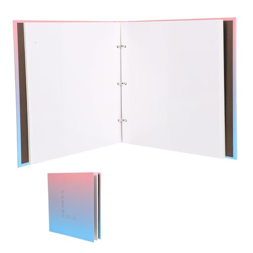 Veemoon Selbstklebendes Ring Binder Fotoalbum mit Haftseiten für Getrocknete Blumen Flexibles Pflanzen Pressalbum zum Einkleben Langlebiger Scrapbook Organizer für Natur und Bastelfans von Veemoon