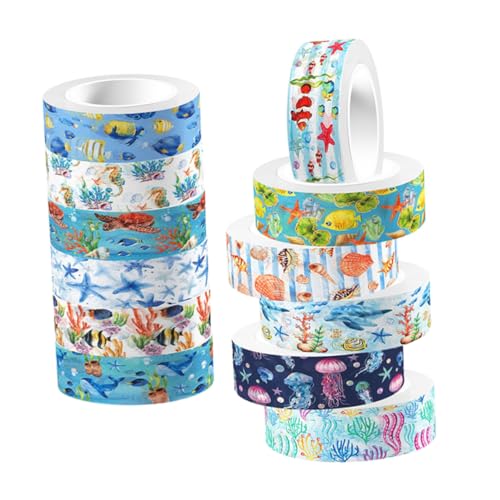 Veemoon Set Washi Tape Bastel Scrapbooking Zubehör Kits Tagebuch Erwachsene Tagebuch Blau Für Pastell Szene Aufkleber Scrapbooking Themen Meer Notizbuch Bänder Scrapbooking Veemoon Set Washi Tape Bastel Scrapbooking Zubehör Kits Tagebuch Erwachsene Tagebuch Blau Für Pastell Szene Aufkleber Scrapbooking Themen Meer Notizbuch Bänder Scrapbooking von Veemoon