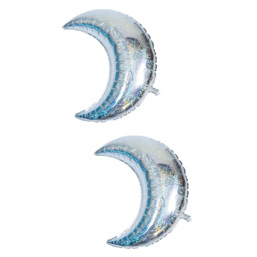 Veemoon Silberner Mond Aluminiumfolie Ballon – Aufblasbarer Mylar Ballon Für Geburtstagsfeiern - Hochzeiten Und Abschlussfeiern – Perfekte Dekoration Für Unvergessliche Anlässe Veemoon Silberner Mond Aluminiumfolie Ballon – Aufblasbarer Mylar Ballon Für Geburtstagsfeiern - Hochzeiten Und Abschlussfeiern – Perfekte Dekoration Für Unvergessliche Anlässe von Veemoon