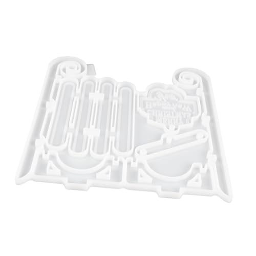 Veemoon Silikon Schlittenform Weihnachtsdeko Handgefertigte Gießform für Kreative Ornamente Wiederverwendbar Leicht zu Reinigen für DIY Projekte und Dekorationen von Veemoon