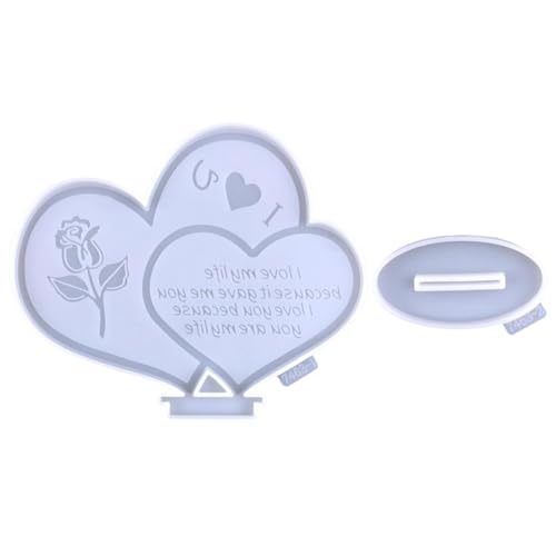Veemoon Silikonform Herz Gießform für DIY Handwerk Epoxidharz Herzform Flexibel Reißfest Langlebig Waschbar für Valentinstag Basteln Schmuckherstellung Veemoon Silikonform Herz Gießform für DIY Handwerk Epoxidharz Herzform Flexibel Reißfest Langlebig Waschbar für Valentinstag Basteln Schmuckherstellung von Veemoon