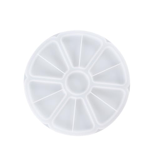 Veemoon Silikonform Rund Transparent Flexible DIY Gießform für Dekoration und Aufbewahrungsbox Kreative Kristallharzform für Schöne Aufbewahrungsplatten und Bastelprojekte Veemoon Silikonform Rund Transparent Flexible DIY Gießform für Dekoration und Aufbewahrungsbox Kreative Kristallharzform für Schöne Aufbewahrungsplatten und Bastelprojekte von Veemoon