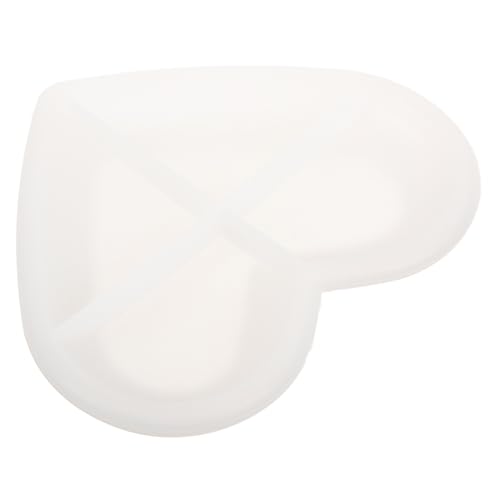 Veemoon Silikonform Schmucktablett DIY Gießform Herzform Flexibles Silikon Tray für Epoxidharz Resin Schmuckschale Basteln Dekotablett Geschenkidee von Veemoon