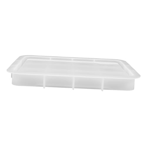 Veemoon Silikonform Tablett Rechteckig für Resin DIY Wiederverwendbare Epoxidharz Gießform Leichtes Silikon Tray Mold für Tee Tablett Dekorative Aufbewahrung Zuhause und Familienfeiern von Veemoon
