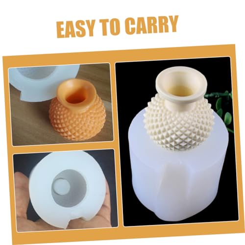 Veemoon Silikonform Vase Blumentopf DIY Gießform Glatte Oberfläche Langlebig Bruchsicher Einfach zu Entformen Geeignet für Epoxidharz Schmuck Bastelarbeiten Anfänger und Profis von Veemoon