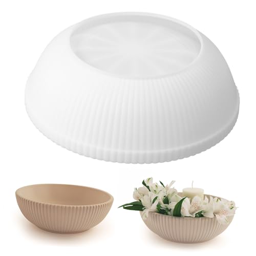 Veemoon Silikonform für Resin Bowls Flexible Hitzebeständige Schale für DIY Schmuck Kerzenhalter Beton Epoxidharz Vielseitig für Bastelprojekte und Wohnraumdekoration von Veemoon