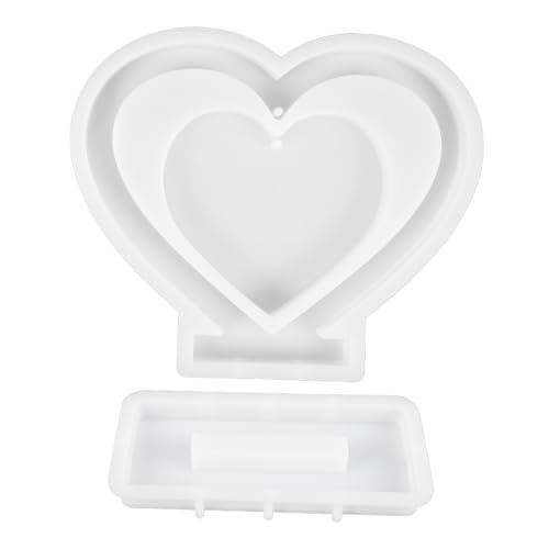 Veemoon Silikonform für Resin Gießharz Herzförmiger Bilderrahmen Flexibel Wiederverwendbar Kompatibel mit Epoxidharz und Acrylfarben DIY Foto und Kunsthandwerk Teiliges Set Veemoon Silikonform für Resin Gießharz Herzförmiger Bilderrahmen Flexibel Wiederverwendbar Kompatibel mit Epoxidharz und Acrylfarben DIY Foto und Kunsthandwerk Teiliges Set von Veemoon