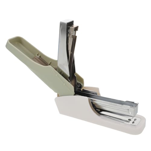 Veemoon Single Finger Binding Stapler Leichter Hefter aus Abs und Eisen Platzsparend Müheloses Binden von Büchern und Papieren Klein und Tragbar für Schule Büro und Zuhause von Veemoon