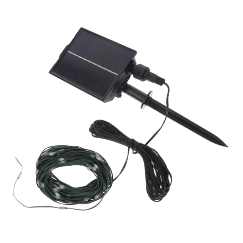 Veemoon Solar LED Lichterkette mit Warmweißen Leds Flexibles Wasserdichtes Solarlicht für Garten Balkon und Partys Energieeffizient für Dekorationen und Festlichkeiten von Veemoon