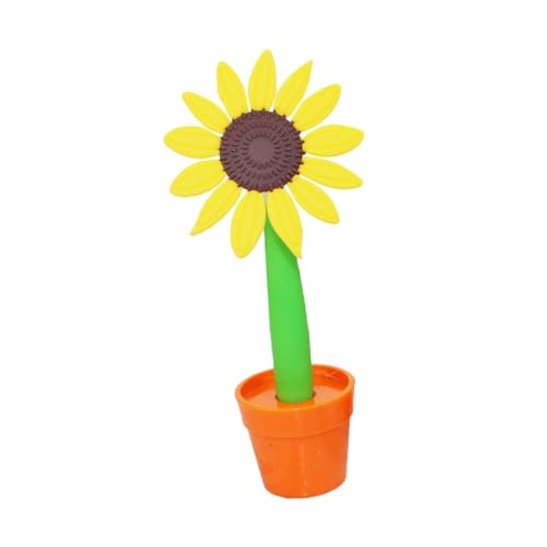 Veemoon Sonnenblumen Kugelschreiber Süße Stifte Für Frauen Blumenstifte Für Frauen Sonnenblumenstifte Künstliche Blumen Kugelschreiber In Blumenform Pflanzenstift Neuartige Stifte von Veemoon