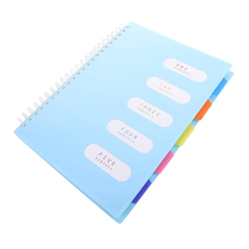 Veemoon Spiral Notebook mit Tragbares Notizbuch für Reisen Notizen Einfaches und Design für Schule Büro Zuhause von Veemoon