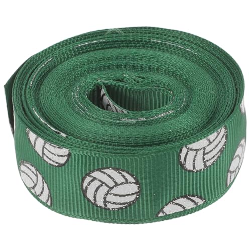 Veemoon Sportliches Volleyball Dekoband aus Polyester Glatte Oberfläche Vielseitig für Geschenkverpackung DIY Bastelarbeiten Party und Festdekoration Veemoon Sportliches Volleyball Dekoband aus Polyester Glatte Oberfläche Vielseitig für Geschenkverpackung DIY Bastelarbeiten Party und Festdekoration von Veemoon