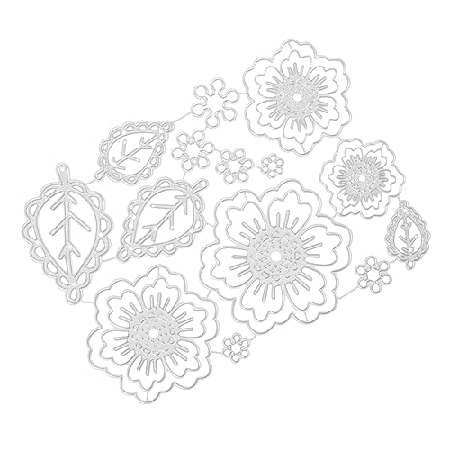 Veemoon Stanzform Metall für Kreative Bastelprojekte DIY Blüten und Blätterdesign Robust und Langlebig für Scrapbooking und Kartenherstellung Unterstützt Kreativität Veemoon Stanzform Metall für Kreative Bastelprojekte DIY Blüten und Blätterdesign Robust und Langlebig für Scrapbooking und Kartenherstellung Unterstützt Kreativität von Veemoon