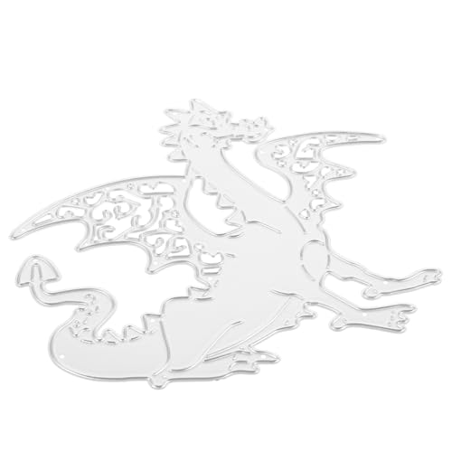 Veemoon Stanzform Schneidform aus Carbonstahl Langlebige DIY Drachen Schablone für Scrapbooking Kartenherstellung Papierbasteln Kreative Dekoration Silberfarben Veemoon Stanzform Schneidform aus Carbonstahl Langlebige DIY Drachen Schablone für Scrapbooking Kartenherstellung Papierbasteln Kreative Dekoration Silberfarben von Veemoon