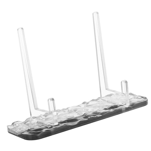 Veemoon Stehkartenhalter Staffelei Stehen Wasserwelliger Desktop-ständer Rahmen Staffelei Ständer Rahmendisplay Staffelei Präsentationsstaffelei Für Die Bar Rack Ausstellen Schwarz Acryl Veemoon Stehkartenhalter Staffelei Stehen Wasserwelliger Desktop-ständer Rahmen Staffelei Ständer Rahmendisplay Staffelei Präsentationsstaffelei Für Die Bar Rack Ausstellen Schwarz Acryl von Veemoon