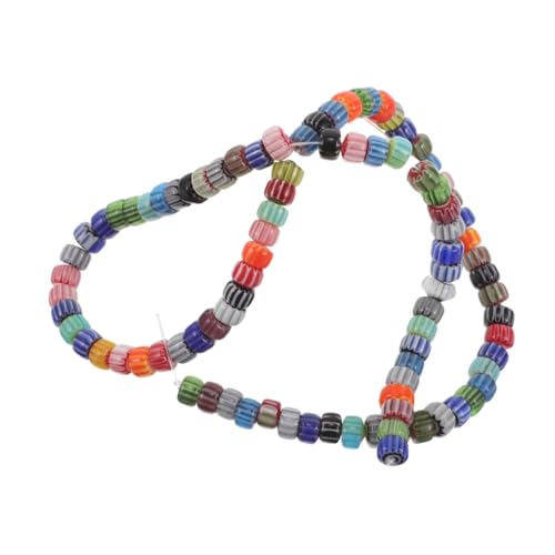 Veemoon Strang Gestreifte Glasperlen Bunte Handgefertigte Kürbis-anhänger Runde Lose Perlen für Armband Halskettenherstellung Langlebiges Glasmaterial Vielseitig für Diy-schmuck Veemoon Strang Gestreifte Glasperlen Bunte Handgefertigte Kürbis-anhänger Runde Lose Perlen für Armband Halskettenherstellung Langlebiges Glasmaterial Vielseitig für Diy-schmuck von Veemoon