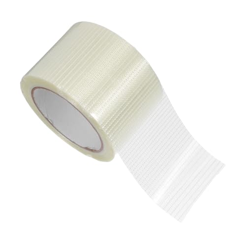 Veemoon Strapping Tape Transparent Verstärktes Klebeband Einseitig Verstärkt Stark Reißfest Für Verpackung Versand Heimreparaturen Industrie Einsatz von Veemoon