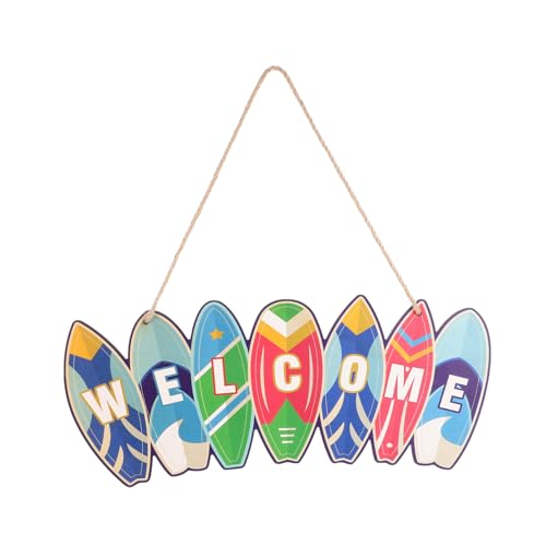 Veemoon Surfbrettzubehör Willkommen favorisieren groß Sommer hängendes Schild Dekoration Wort hängende Strandverzierungen Sommerschild aus Holz sommerliches Surfbrettdekor Sommer Türschild Veemoon Surfbrettzubehör Willkommen favorisieren groß Sommer hängendes Schild Dekoration Wort hängende Strandverzierungen Sommerschild aus Holz sommerliches Surfbrettdekor Sommer Türschild von Veemoon