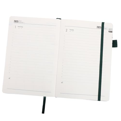 Veemoon Tagesplaner Notizbuch Grün Blätter Wochen und Monatskalender Leichtes Tragbares Büro Planer Organizer für Reise Arbeit und Schule Veemoon Tagesplaner Notizbuch Grün Blätter Wochen und Monatskalender Leichtes Tragbares Büro Planer Organizer für Reise Arbeit und Schule von Veemoon