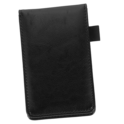 Veemoon Taschennotizbuch Tragbares Business Memo Pad Design für Studenten und Berufstätige Leicht und Handlich für Notizen Schwarzes Notizheft von Veemoon