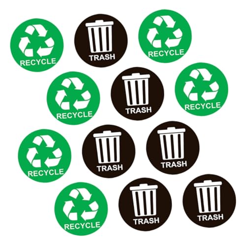 Veemoon Teiliges Mülltonnen Aufkleber PVC Müllklassifizierung Etiketten Selbstklebend für Abfalltrennung und Recycling Aufkleber zur Müllsortierung Glatten Oberflächen Veemoon Teiliges Mülltonnen Aufkleber PVC Müllklassifizierung Etiketten Selbstklebend für Abfalltrennung und Recycling Aufkleber zur Müllsortierung Glatten Oberflächen von Veemoon