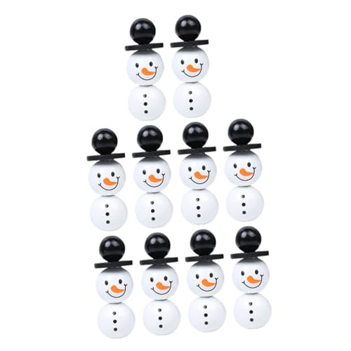 Veemoon Teiliges Schneemann Holzperlen Diy Weihnachtsdeko Zubehör mit Schwarzer Rundperle und Unterlegscheibe Langlebige Farbechte Holzperlen für Schmuckherstellung und Heimdekoration Veemoon Teiliges Schneemann Holzperlen Diy Weihnachtsdeko Zubehör mit Schwarzer Rundperle und Unterlegscheibe Langlebige Farbechte Holzperlen für Schmuckherstellung und Heimdekoration von Veemoon