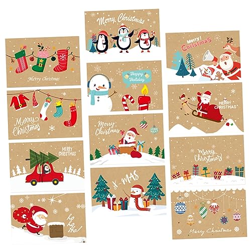 Veemoon Teiliges Weihnachtskarten mit Umschlägen Niedliche Klappkarten aus Feinem Papier Festliche Gruß und Segenskarten Blanko Innenseiten zum Individuellen Beschreiben für Familie und Veemoon Teiliges Weihnachtskarten mit Umschlägen Niedliche Klappkarten aus Feinem Papier Festliche Gruß und Segenskarten Blanko Innenseiten zum Individuellen Beschreiben für Familie und von Veemoon