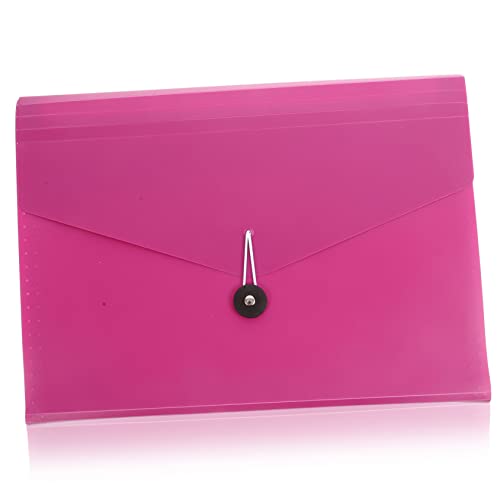 Veemoon Test Papier Clip Orgel Tasche Inhaber Dateiorganisator Organisatoren Lagerung Multifunktionaler Aktenhalter Organisator Aus Papier Organizer Für Mehrere Ordner Farbig Pp Rosy von Veemoon