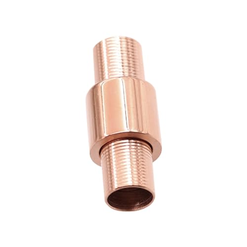 Veemoon Titanstahl Magnetverschluss für Schmuckherstellung DIY Armbandverbinder Roségold Leichtes Zubehör für Drahtkabel für Basteln Veemoon Titanstahl Magnetverschluss für Schmuckherstellung DIY Armbandverbinder Roségold Leichtes Zubehör für Drahtkabel für Basteln von Veemoon