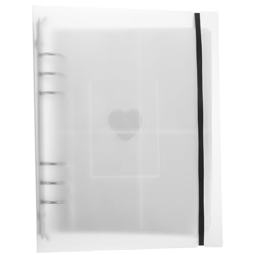 Veemoon Transparente Einsteckseiten Loseblatt Fotohüllen aus Langlebigem PP Transparente Schutzhüllen für Fotos Karten Sticker Sammelalbum Zubehör von Veemoon