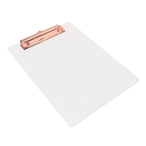 Veemoon Transparente Schreibtafel mit Clip für Schule Büro Robuste Schreibfläche für Effizientes Arbeiten für Prüfungen und Notizen von Veemoon