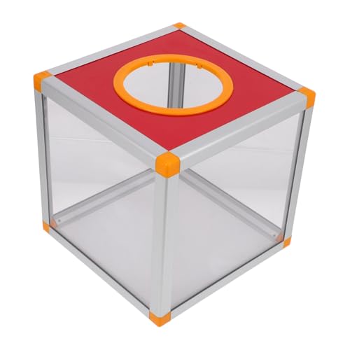 Veemoon Transparente Spendenbox aus Multifunktionale Glücksziehungsbox für Gewinnspiele Abstimmungen und Vorschläge Leuchtend Benutzerfreundlich von Veemoon