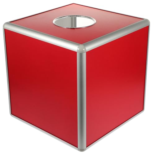 Veemoon Transparente Spendenbox mit Aluminiumrahmen Multifunktionale Losbox für Fundraising Verlosung und Sammelaktionen Robuste Würfelförmige Wahlurne Farblich Sortiert Zufällige Farbe Veemoon Transparente Spendenbox mit Aluminiumrahmen Multifunktionale Losbox für Fundraising Verlosung und Sammelaktionen Robuste Würfelförmige Wahlurne Farblich Sortiert Zufällige Farbe von Veemoon