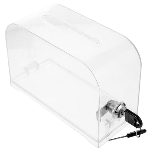 Veemoon Transparentes Acrylgehäuse mit Schloss Eleganter Kartenorganizer für Professionelle Nutzung bei Meetings und Messen Langlebig und Multifunktional von Veemoon