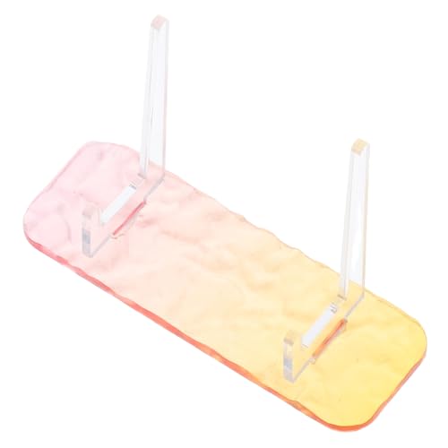 Veemoon Transparentes Aufbewahrungsregal staffelei Ausweisschutzanzeige Pinnwand Pin-Organizer Pin-Halter-Display Zeigen Sie Fälle für Sammlerstücke an Stiftanlage Stiftspeicher Acryl Rosa von Veemoon
