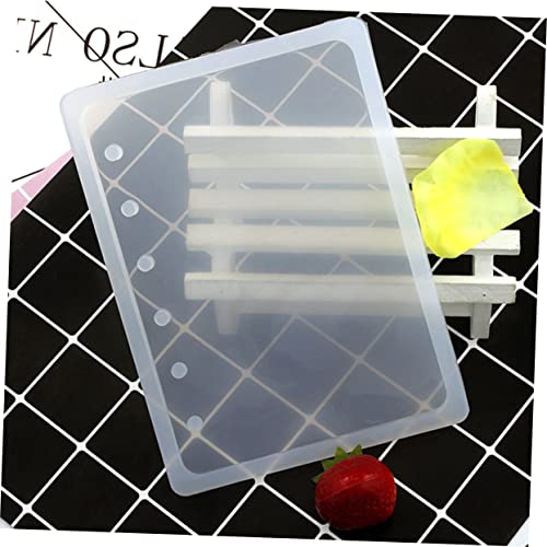 Veemoon Transparentes Silikonform Notebook Cover DIY Basteln Flexibel Langlebig Einfache für Epoxidharz Notizbuch Hülle Herstellung von Veemoon
